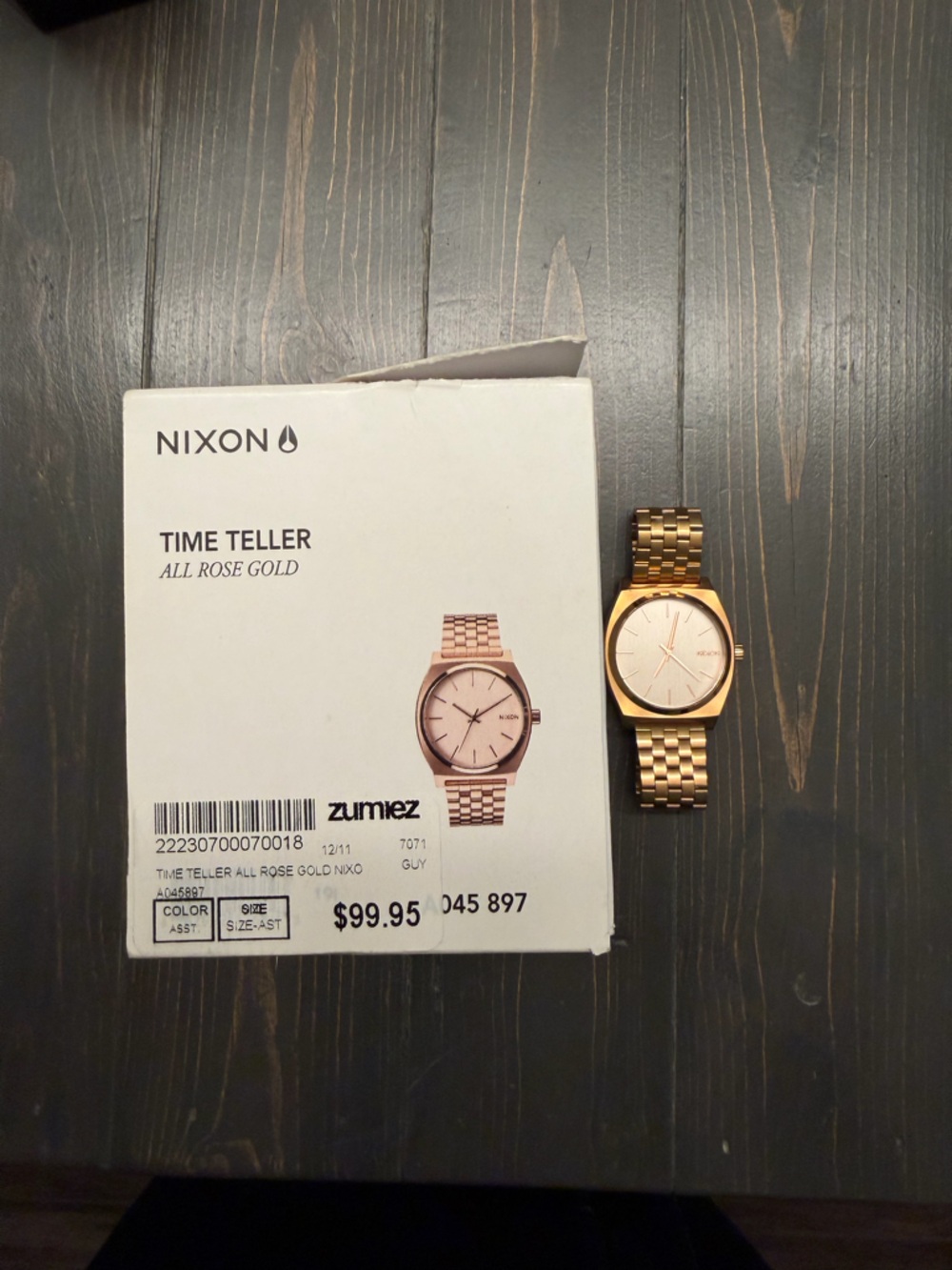 Nixon Time Teller Rose Gold